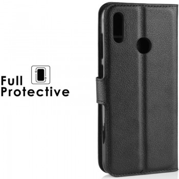 Dirbtinos odos Asus zenfone max m2 zb633kl atverčiamas dėklas - juodas
